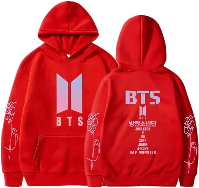 K-Pop Unisex Kapuzen-Sweatshirt | Casual Hoodie Cosplay Jas voor Jongens en Meisjes