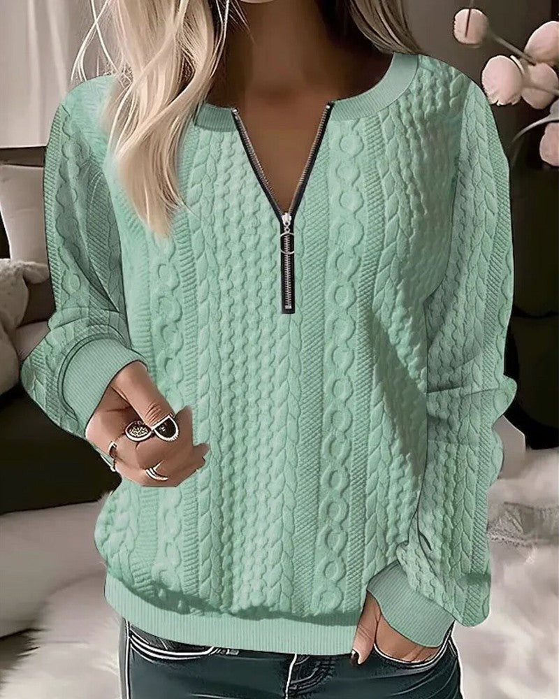AnikaStyle - Verfijnde Dames Trui voor Elke Dag - Comfort en Elegantie