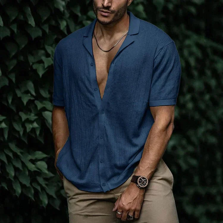 Refined Cut and Summer Style – Lightweight Linen Shirt for Men