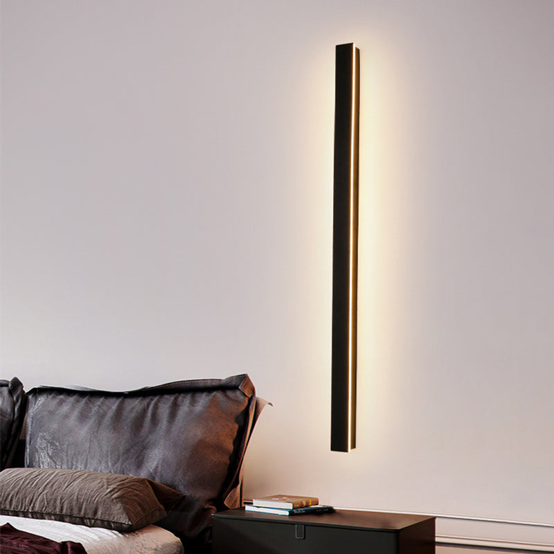 SleekEdge - Moderne Design LED Wandlampen in Zwart Metaal voor Tuin en Hal | Stijlvolle Buitenverlichting