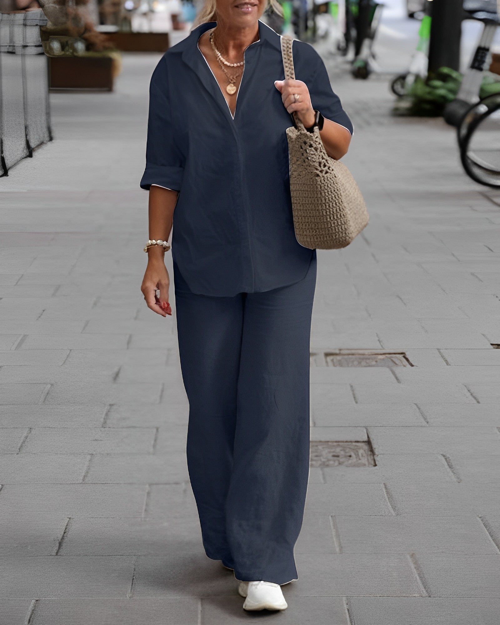 Bette - Comfortabel Linnen Zomerset voor Dames | Ademend en Stijlvol Outfit