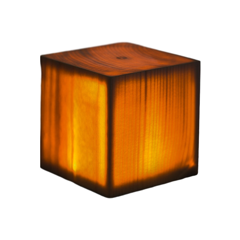 WoodGlow - Tafellamp met Ingebouwde Batterij en Touch Control LED-verlichting | Perfect voor Slaapkamer en Bureau