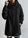 Delora Comfort - Extreem Comfortabele Lange Zip-up Pluche Hoodie met Capuchon voor Dames