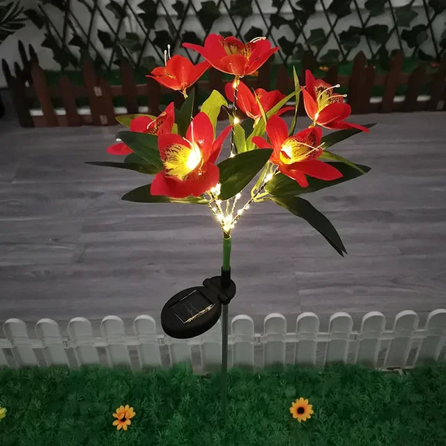 SunRayPro - 7-Kop Zonnelamp voor Krachtige Buitenverlichting