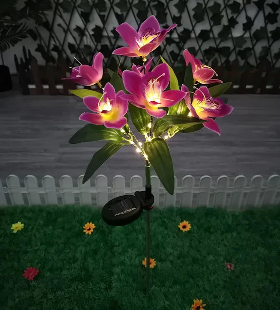 SunRayPro - 7-Kop Zonnelamp voor Krachtige Buitenverlichting