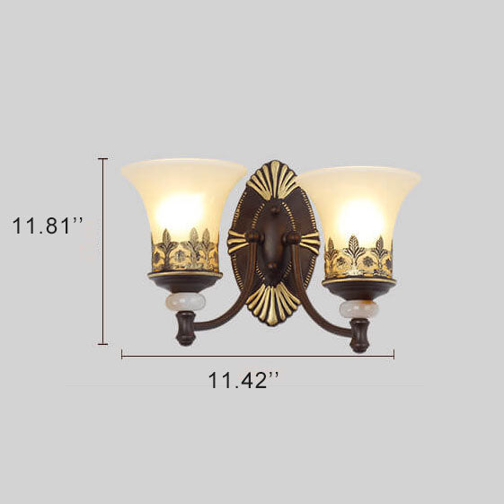 RetroLux - Klassieke wandlamp met twee lampenkappen | Stijlvolle vintage verlichting