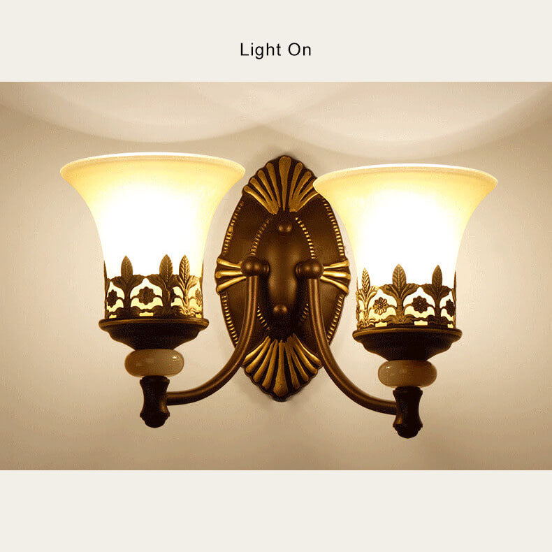 RetroLux - Klassieke wandlamp met twee lampenkappen | Stijlvolle vintage verlichting