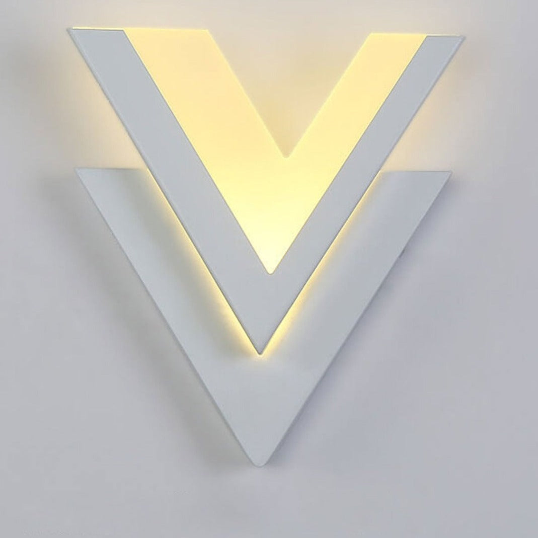 V-Lite - Minimalistische V-vormige LED-wandlamp | Creatieve en moderne verlichting