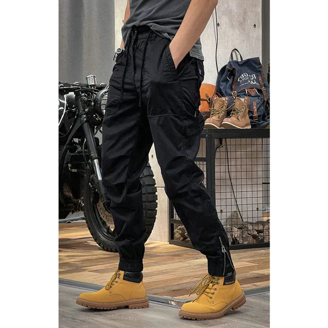 Comfortabele Cargo Broek voor Heren | Praktische Werkbroek met Multifunctionele Zakken