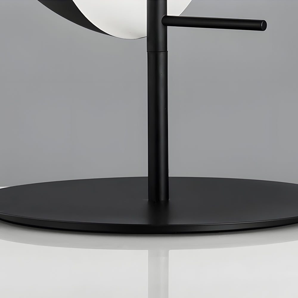 AuraGlow - Tafellamp met Verticale Halve Bol en Horizontale Rookkap | Moderne Sfeerverlichting voor Elke Kamer