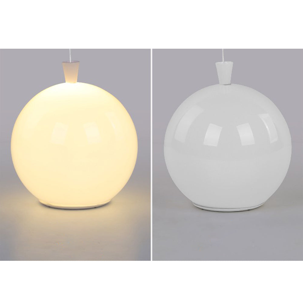 LumiBalloon - Kleine Ballonvormige LED Plafondlamp van Wit Acryl