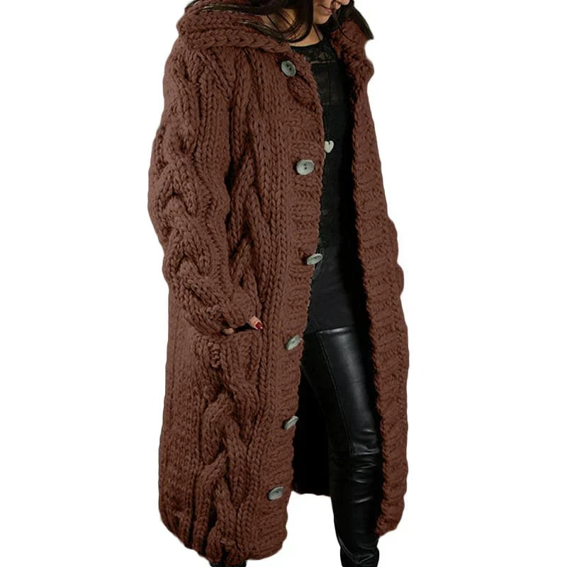 Elise – Warme Gebreide Jas voor Dames | Stijlvolle Winter 2024