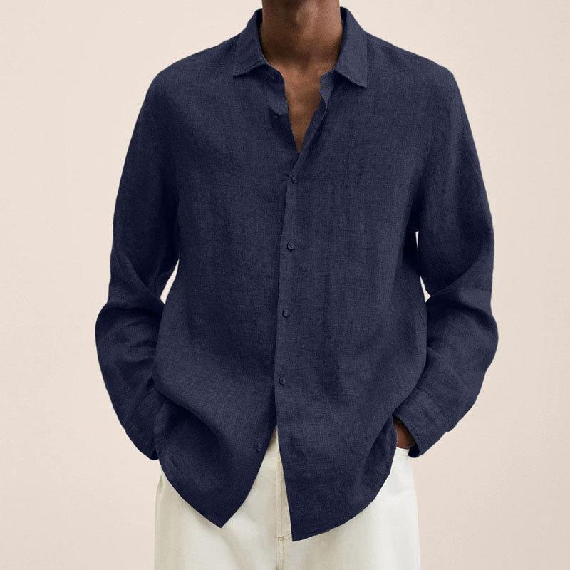 Elegant Linnen Overhemd voor Heren – Lichtheid en Veelzijdigheid voor Zomerse Stijl