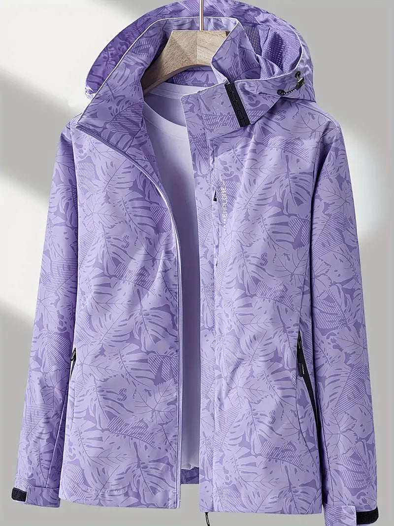 IngridStorm - Dames Outdoor Jas Wind- en Regenbestendig met Afneembare Capuchon | Ideaal voor Avontuurlijke Dagen