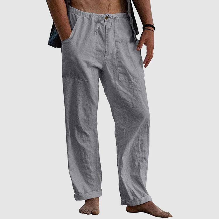 Caspian - Linnen Strandbroek voor Heren | Comfortabele en Losse Pasvorm