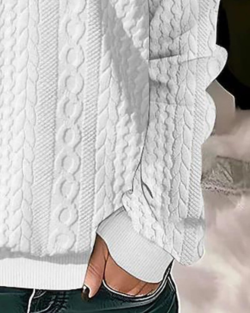 AnikaStyle - Verfijnde Dames Trui voor Elke Dag - Comfort en Elegantie