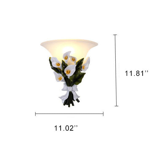 BlossomLight - Wandlamp met één arm en bloemvormig ontwerp