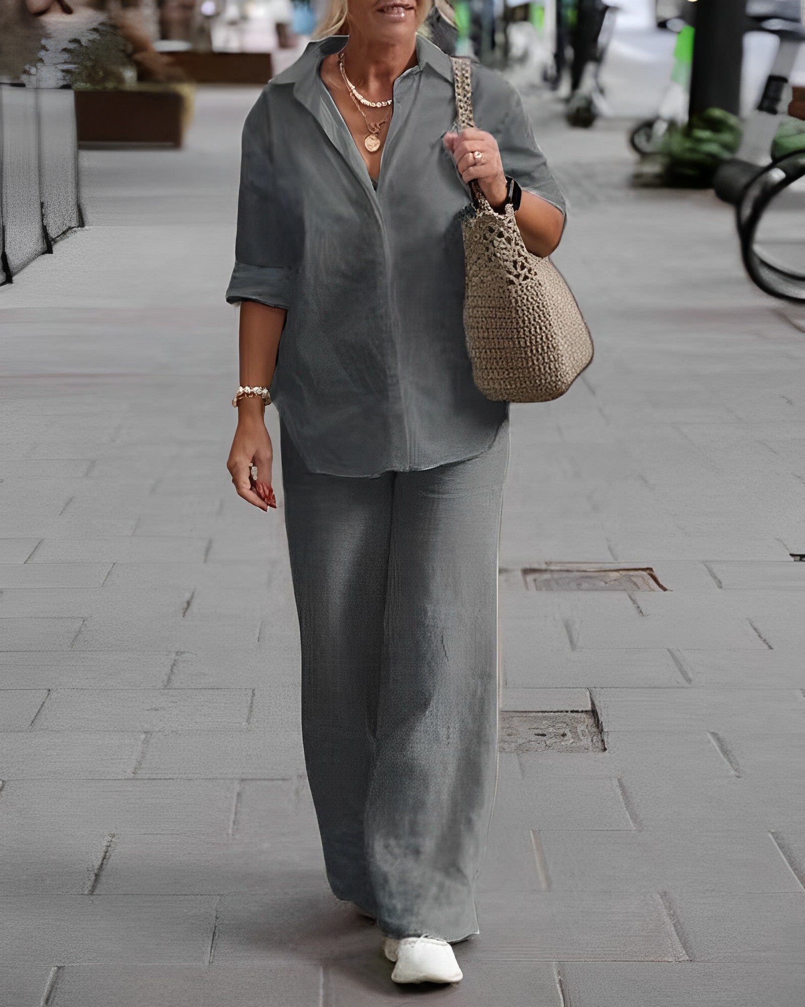 Bette - Comfortabel Linnen Zomerset voor Dames | Ademend en Stijlvol Outfit