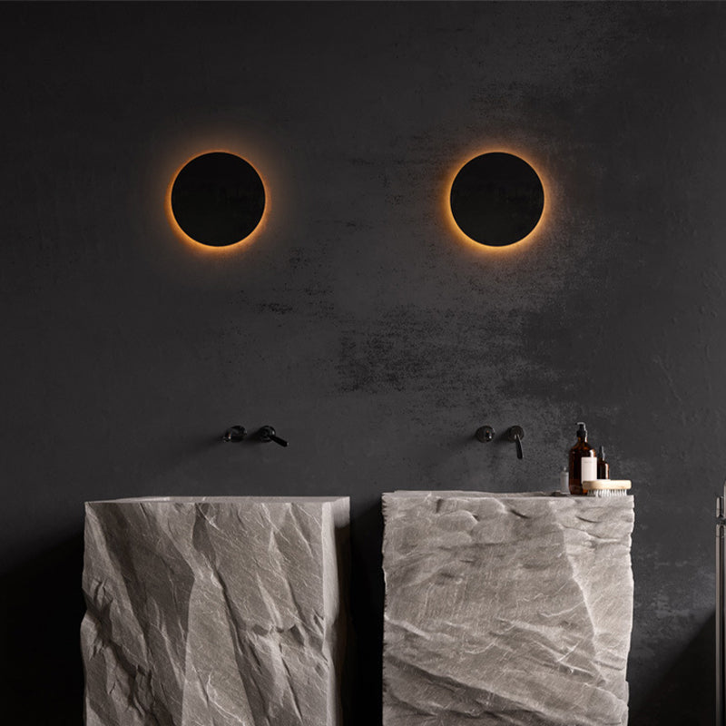 LumiOrr - Minimalistische LED Wandlamp Zwart Metaal voor Tuin en Hal