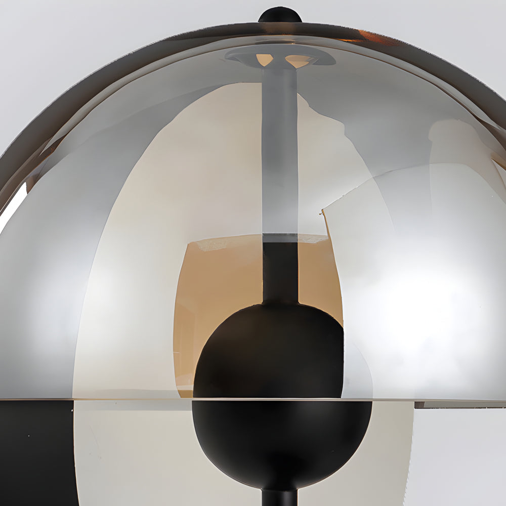 AuraGlow - Tafellamp met Verticale Halve Bol en Horizontale Rookkap | Moderne Sfeerverlichting voor Elke Kamer