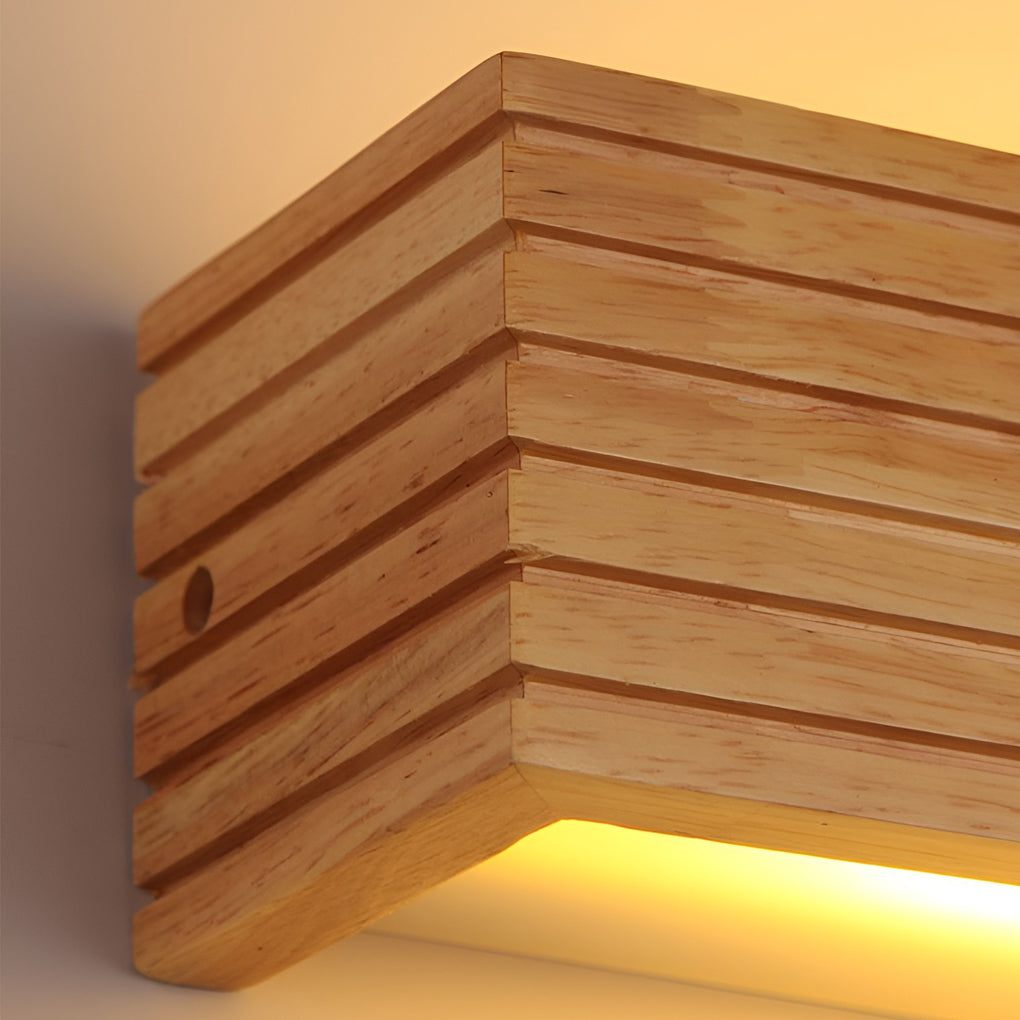 GloeiLicht - Rechthoekige Waterdichte LED Wandlamp voor Spiegelverlichting in Scandinavische Stijl