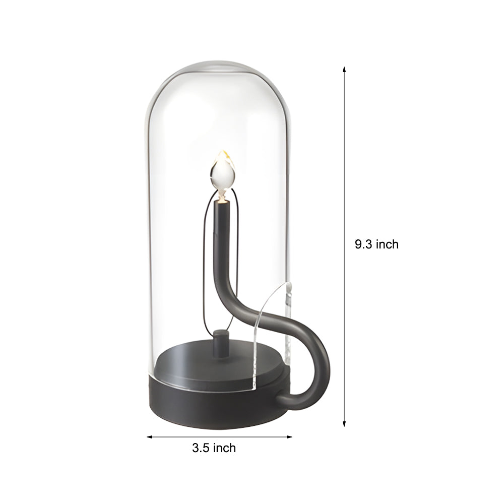 NordGlow - Oplaadbare Draadloze Tafellamp met Geïntegreerde LED-verlichting en Ingebouwde Batterij | Moderne Verlichting voor Elke Ruimte