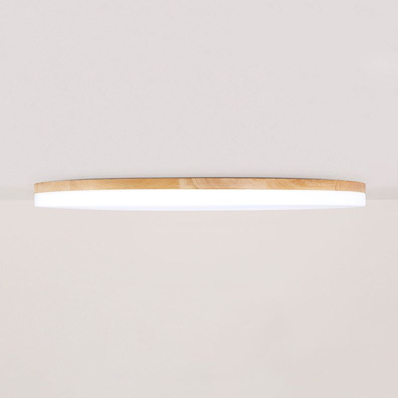 Zenwood LED Plafondlamp - Houten en Metalen Designlamp voor Slaapkamer, Woonkamer en Eetkamer