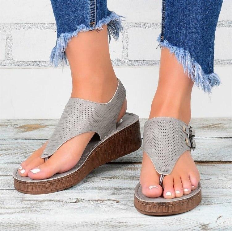 Hermina - Modieuze Sandalen voor Lente en Zomer - Comfortabele Dames Sandalen