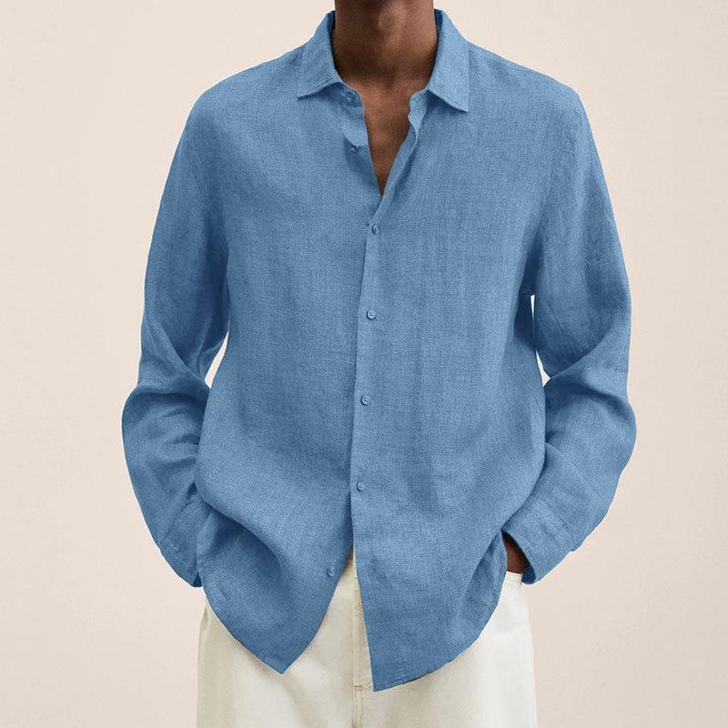 Elegant Linnen Overhemd voor Heren – Lichtheid en Veelzijdigheid voor Zomerse Stijl