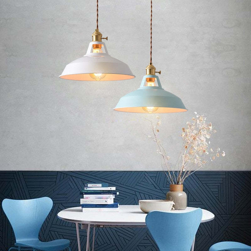 ColorLuxe - Moderne LED Hanglamp van Metaal voor Kleurrijke Slaapkamers