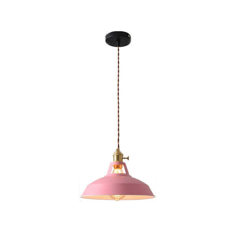 ColorLuxe - Moderne LED Hanglamp van Metaal voor Kleurrijke Slaapkamers