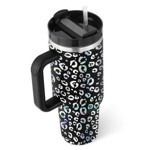ChillCup - Dubbelwandige Thermo Mok met Handvat en Rietje | 40 oz