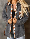Elise – Stijlvolle Dames Jas met Koeienprint en Kleurblokken | Perfect voor Herfst en Winter