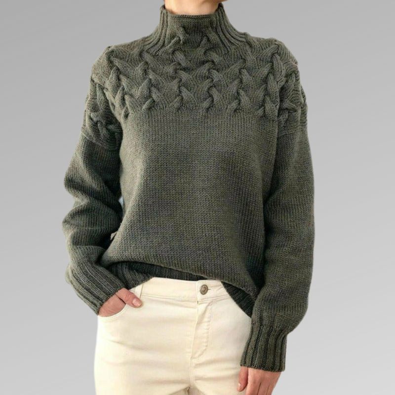 CharlizeWarm - Elegante en Warme Dames Coltrui - Stijl en Comfort