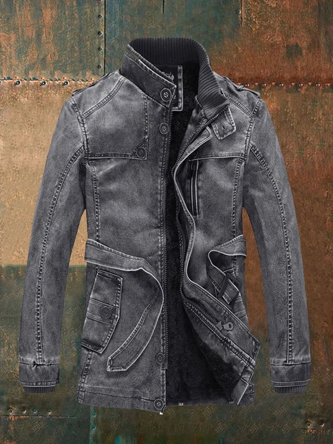 Harm – Premium Vintage Leren Jas voor Heren | Stoere en Stijlvolle Motorjas
