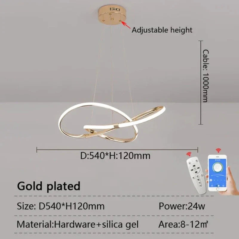 AuraTech - Moderne Hanglamp met Montagebeugel voor Stijlvolle Verlichting