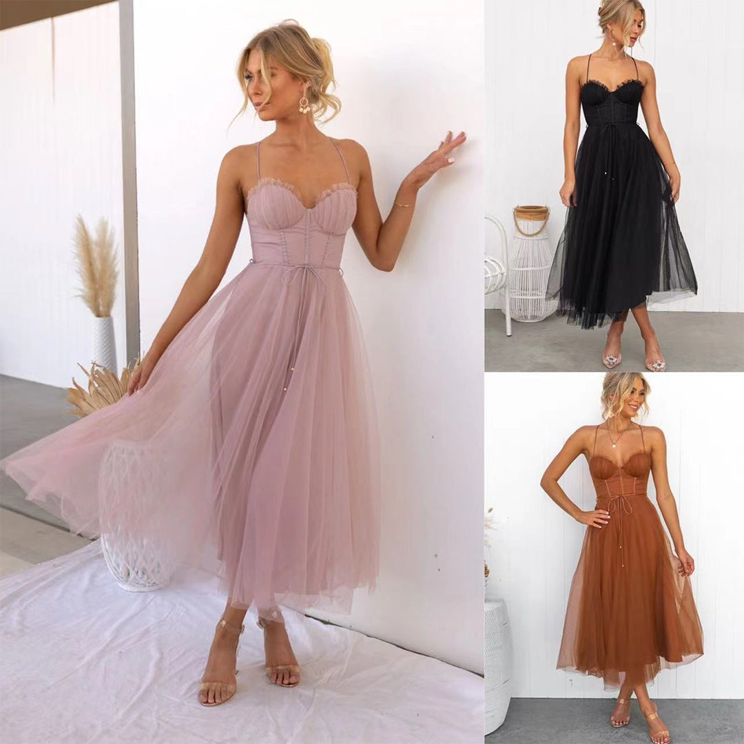 Francesca - Elegant Midi Jurk voor Dames - Stijlvolle en Tijdloze Kleding