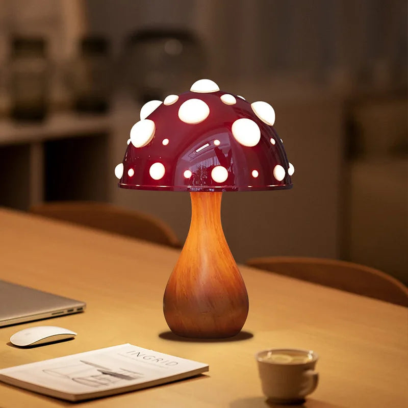 MysticGlow - Amanita Paddenstoellamp | Sfeervolle Verlichting voor Een Magisch Interieur