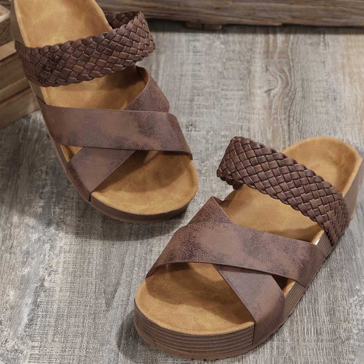 Selena - Gevlochten Sandalen | Stijlvolle en Comfortabele Zomersandalen