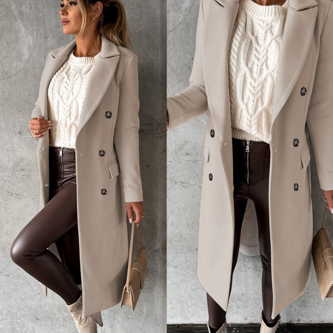 Sofia Luxe Comfort Mantel | Stijlvolle en Warme Damesjas voor de Winter
