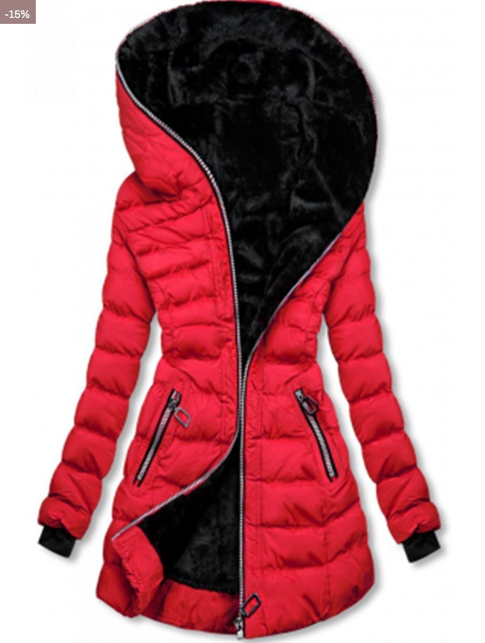 Sophie – Gewatteerde Jas met Warm Pluchevoering voor Dames | Comfortabel en Warme Winterjas