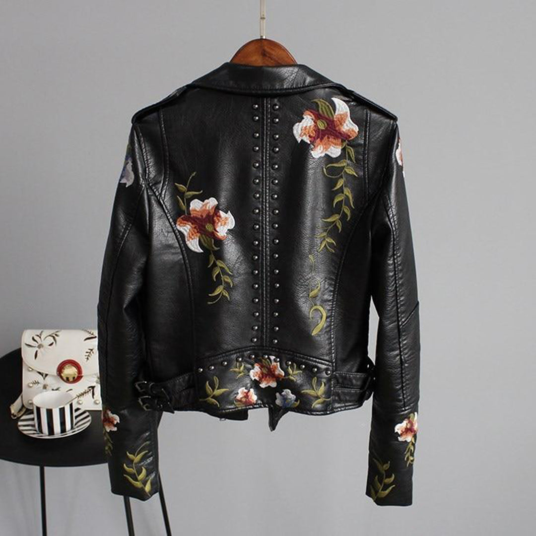 Annelies - Damesjas met Bloemenprint | Stijlvolle Jas voor een Elegante Look