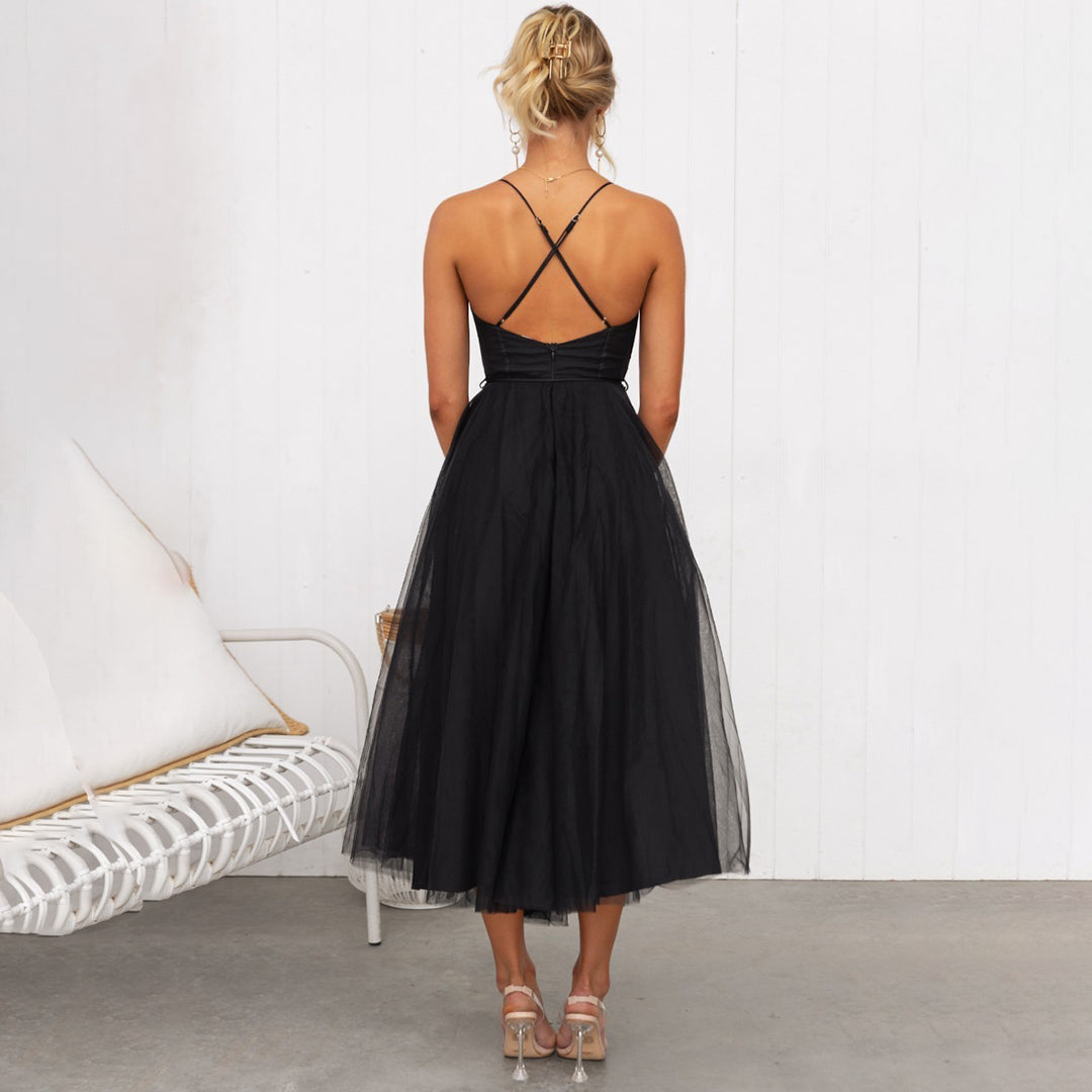 Francesca - Elegant Midi Jurk voor Dames - Stijlvolle en Tijdloze Kleding