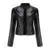 Julisa - Elegante Leren Jas met Unieke Details voor Dames