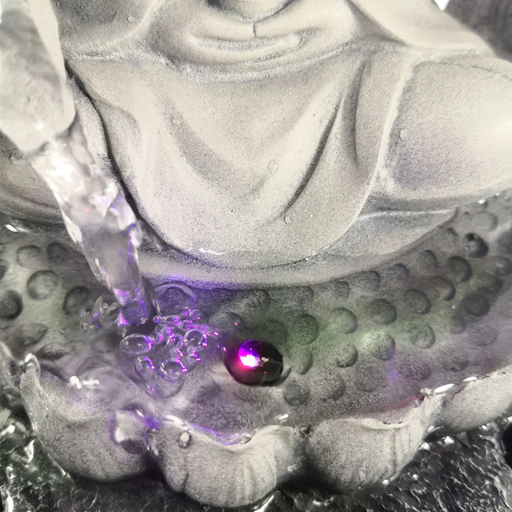 SereneFlow - Boeddha Waterfontein voor Ontspanning en Meditatie