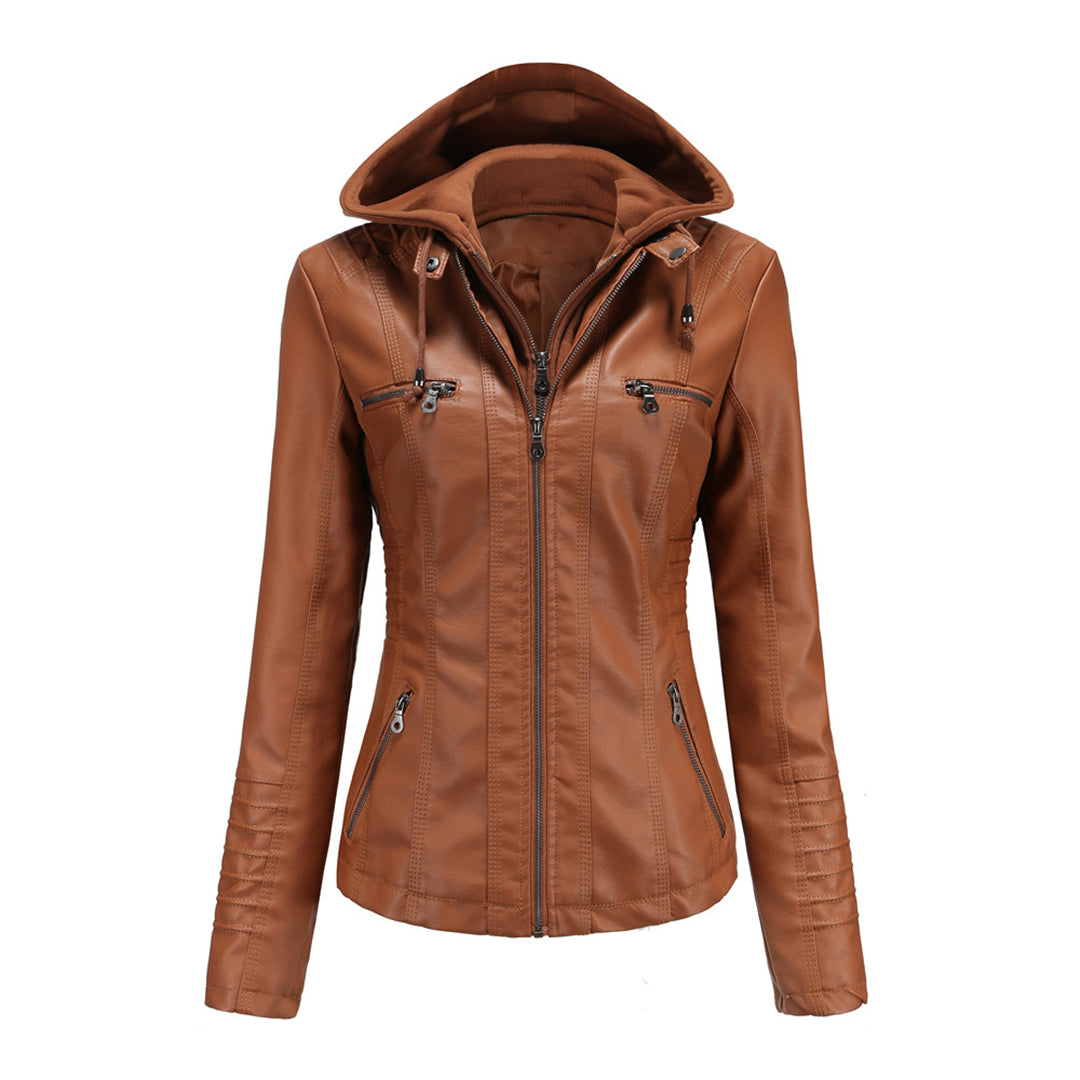 Stijlvolle Leren Jas voor Dames | Comfort en Tijdloze Elegantie