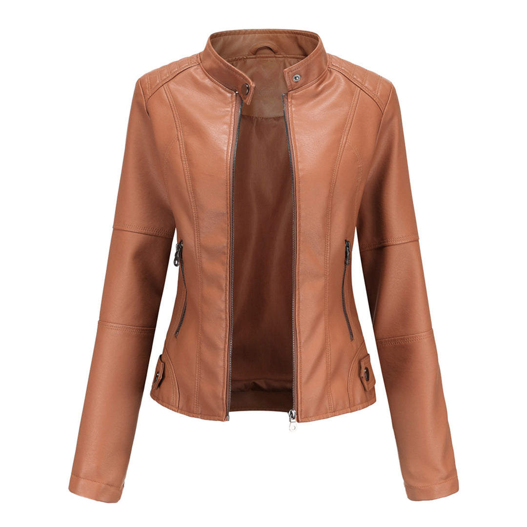 Tijdloze Dames Lederjacke - Elegant en Duurzaam