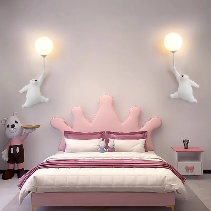 WonderLicht - Cartoon Beer Wandlamp voor Kinderen