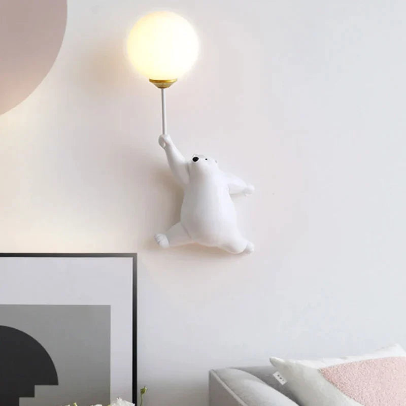 WonderLicht - Cartoon Beer Wandlamp voor Kinderen