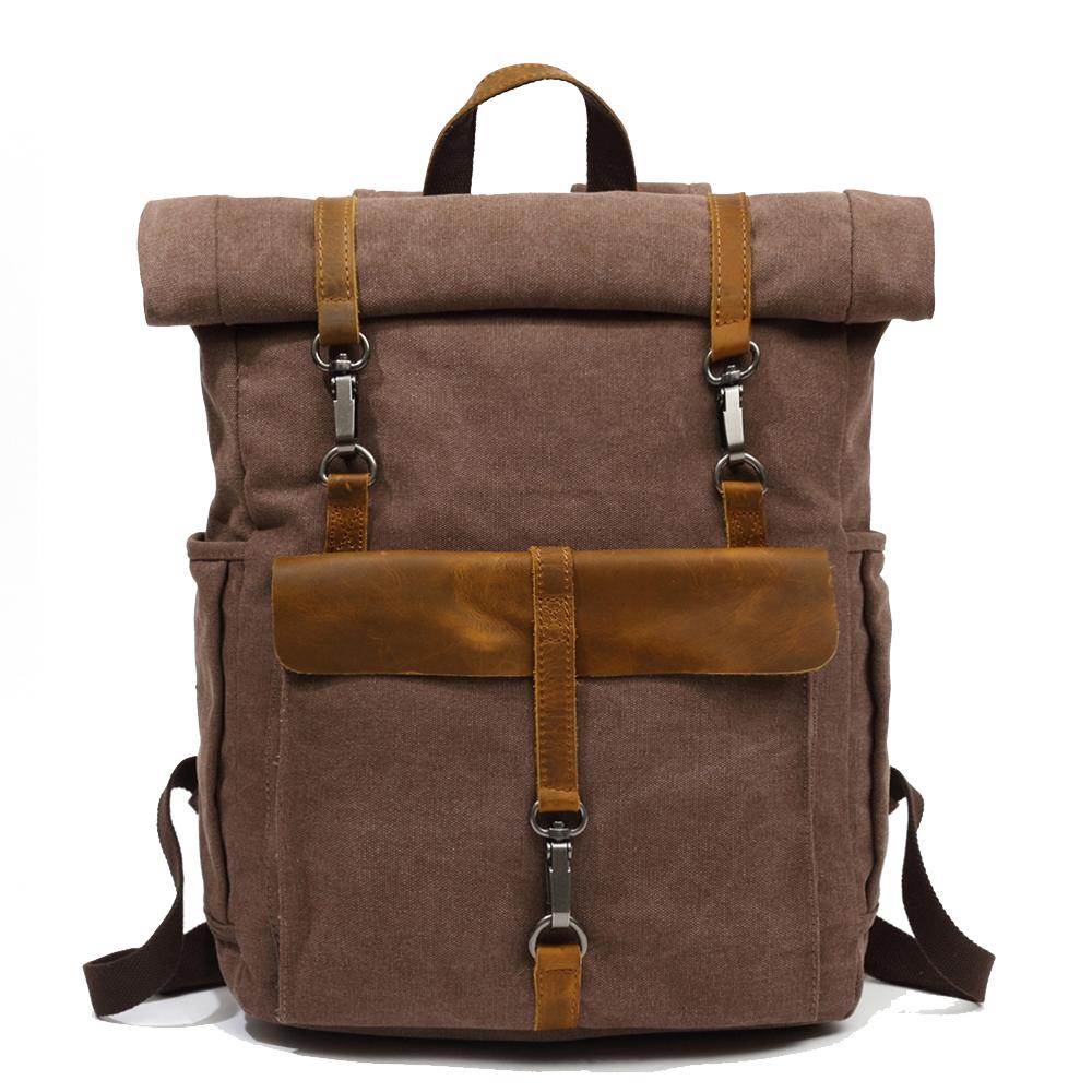 Retro Canvas Rugzak | NordicaStyle - Tijdloos en Duurzaam voor Avonturiers